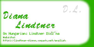 diana lindtner business card